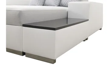 Mumtaz U-Sovesofa Chaiselong Højre - Hvid/Lysegrå - Møbler - Sofaer - Sovesofaer