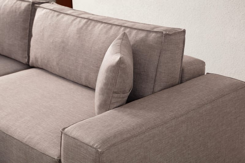 Munehiro Hjørnesovesofa - Brun - Møbler - Sofaer - Sovesofaer