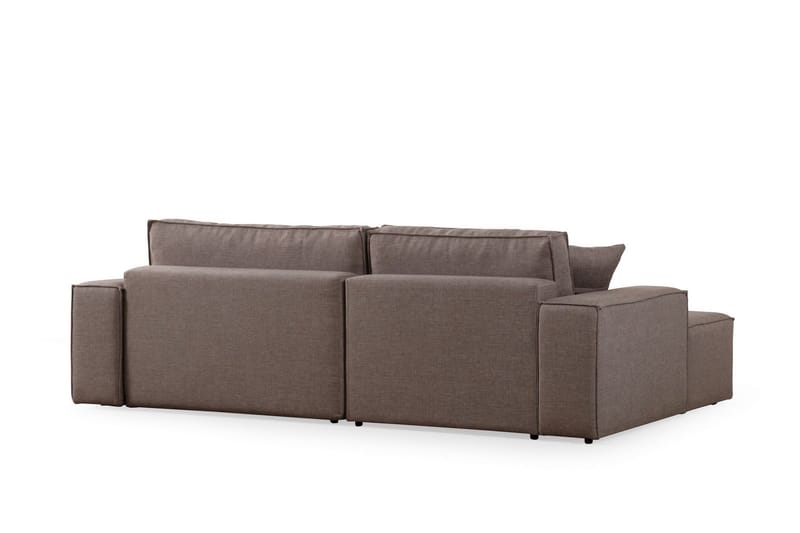 Munehiro Hjørnesovesofa - Brun - Møbler - Sofaer - Sovesofaer