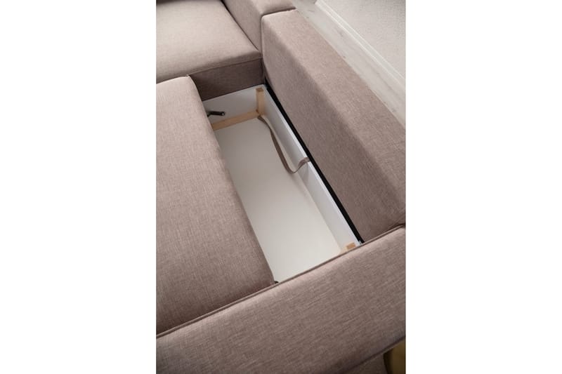 Munehiro Hjørnesovesofa - Brun - Møbler - Sofaer - Sovesofaer