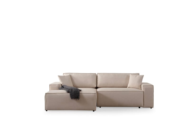 Munehiro Hjørnesovesofa - Ecru - Møbler - Sofaer - Sovesofaer