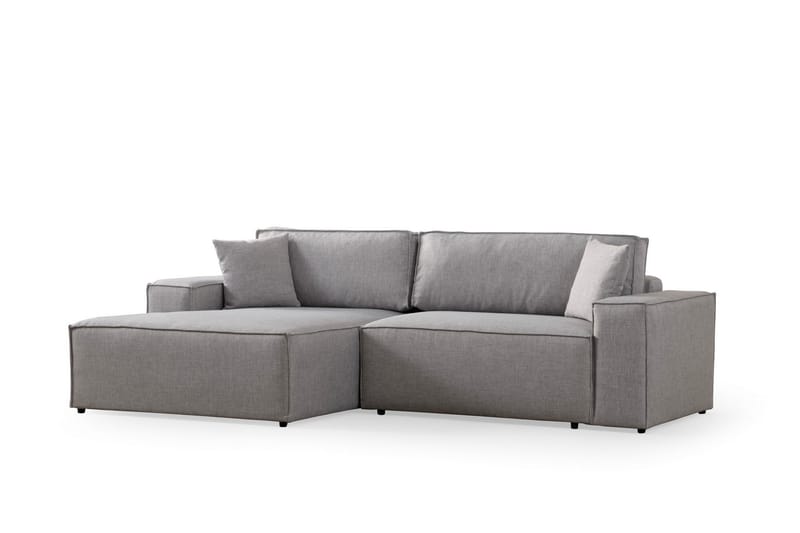 Munehiro Hjørnesovesofa - Lysegrå - Møbler - Sofaer - Sovesofaer