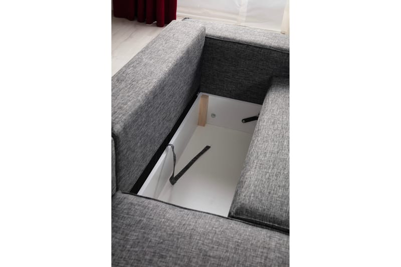 Munehiro Hjørnesovesofa - Mørkegrå - Møbler - Sofaer - Sovesofaer
