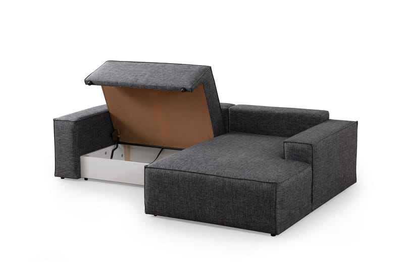 Munehiro Hjørnesovesofa - Mørkegrå - Møbler - Sofaer - Sovesofaer