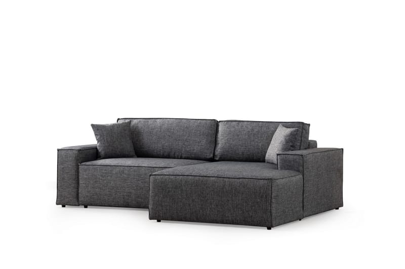 Munehiro Hjørnesovesofa - Mørkegrå - Møbler - Sofaer - Sovesofaer