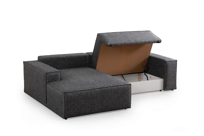 Munehiro Hjørnesovesofa - Mørkegrå - Møbler - Sofaer - Sovesofaer