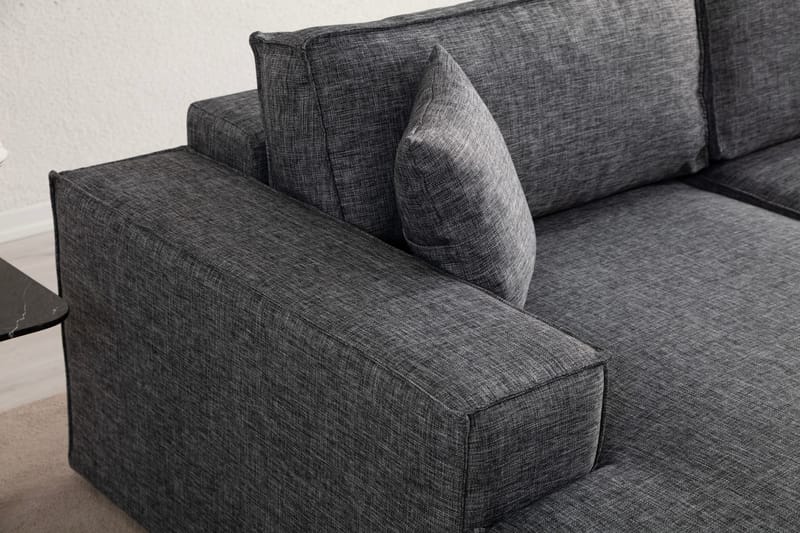 Munehiro Hjørnesovesofa - Mørkegrå - Møbler - Sofaer - Sovesofaer