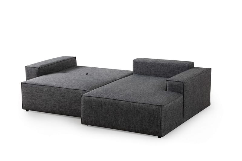 Munehiro Hjørnesovesofa - Mørkegrå - Møbler - Sofaer - Sovesofaer