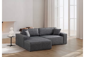 Munehiro Hjørnesovesofa - Mørkegrå - Møbler - Sofaer - Sovesofaer