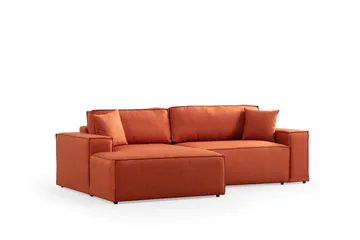 Munehiro Hjørnesovesofa - Orange - Møbler - Sofaer - Sovesofaer