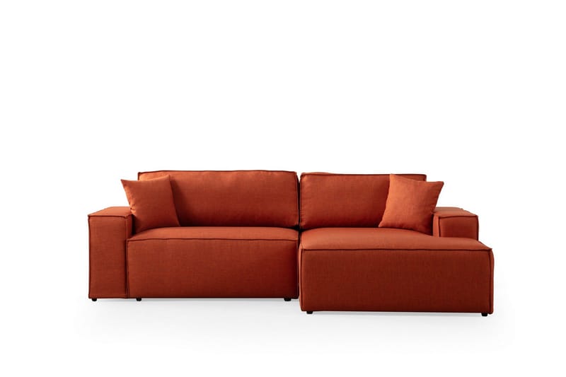 Munehiro Hjørnesovesofa - Orange - Møbler - Sofaer - Sovesofaer
