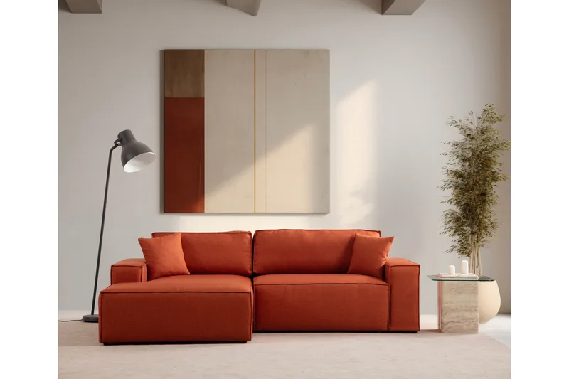 Munehiro Hjørnesovesofa, Orange