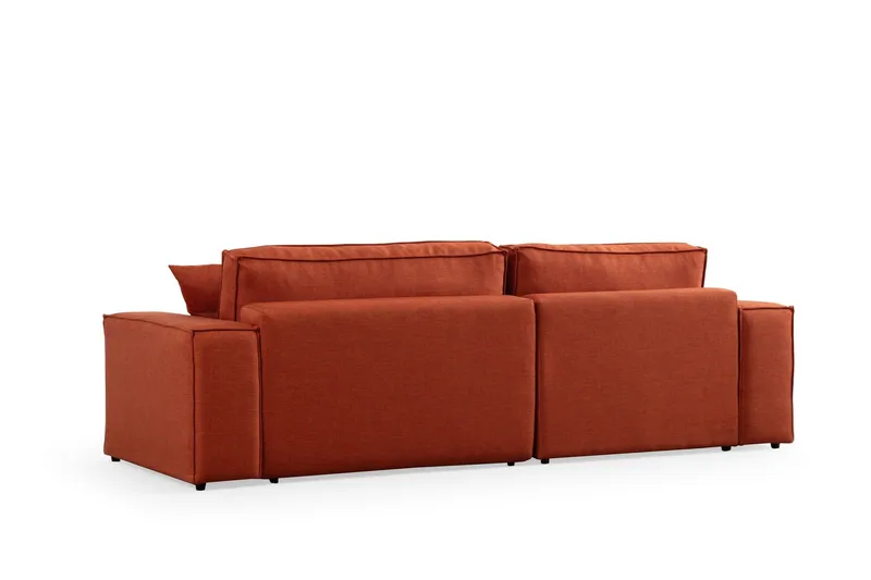 Munehiro Hjørnesovesofa - Orange - Møbler - Sofaer - Sovesofaer