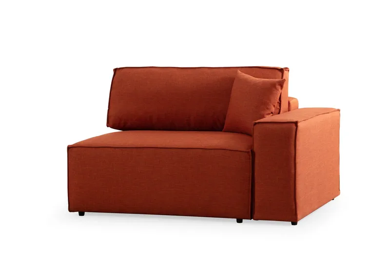 Munehiro Hjørnesovesofa - Orange - Møbler - Sofaer - Sovesofaer