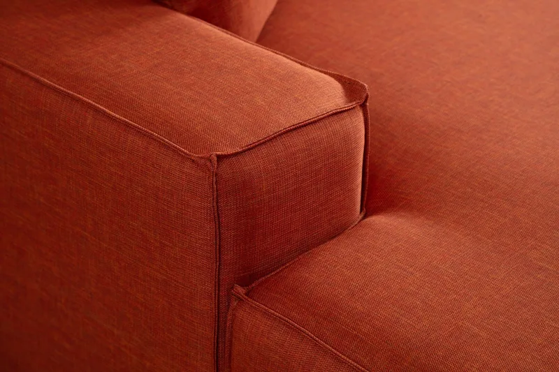 Munehiro Hjørnesovesofa - Orange - Møbler - Sofaer - Sovesofaer