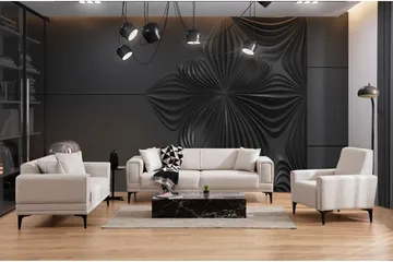 Naoko 3-Pers. Sovesofa - Beige - Møbler - Sofaer - Sovesofaer