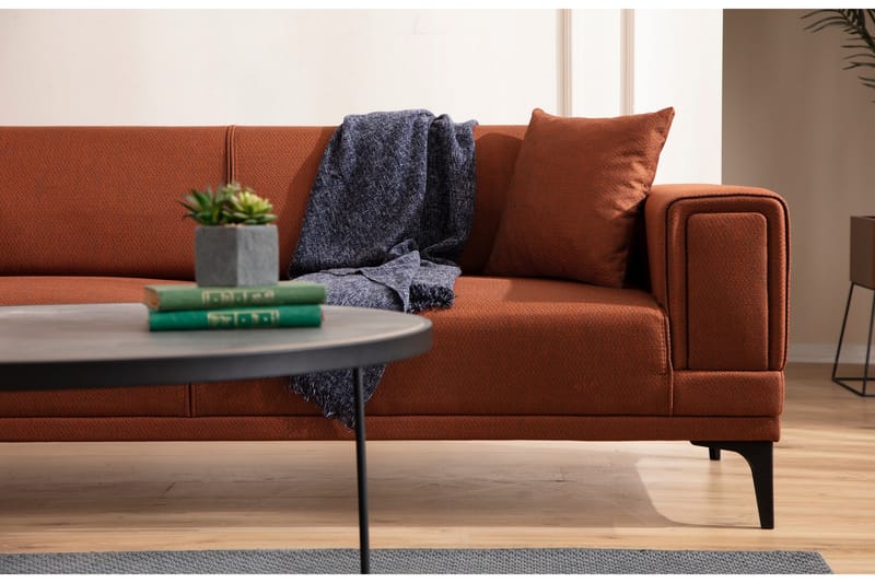 Naoko 3-Pers. Sovesofa - Rød - Sovesofaer - 3 personers sovesofa