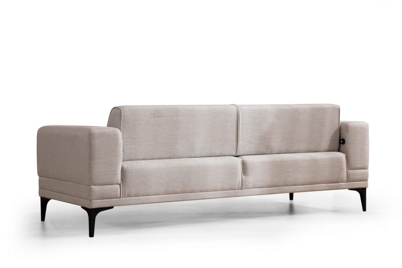 Naoko 3-Pers. Sovesofa - Beige - Møbler - Sofaer - Sovesofaer