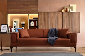 Naoko 3-Pers. Sovesofa - Rød - Møbler - Sofaer - Sovesofaer