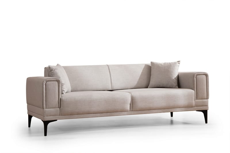 Naoko 3-Pers. Sovesofa - Beige - Møbler - Sofaer - Sovesofaer