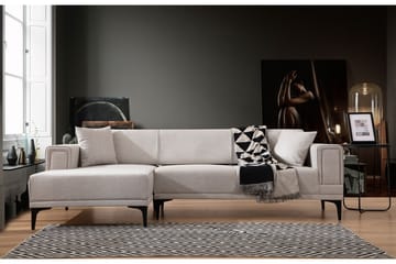 Naoko Sovesofa med chaiselong - Beige - Møbler - Sofaer - Sovesofaer