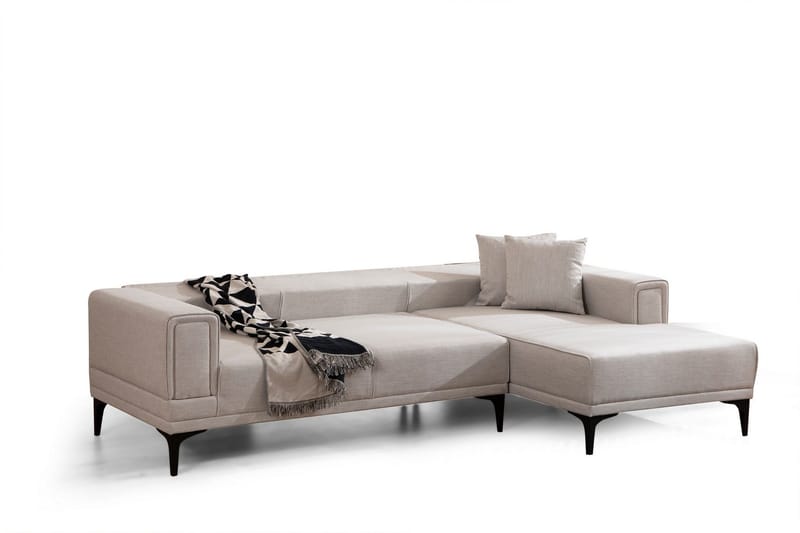 Naoko Sovesofa med chaiselong - Beige - Møbler - Sofaer - Sovesofaer