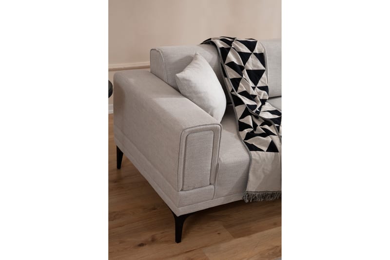 Naoko Sovesofa med chaiselong - Beige - Møbler - Sofaer - Sovesofaer