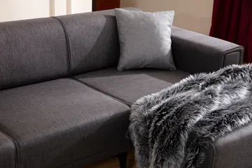 Naoko Sovesofa med chaiselong - Mørkegrå - Møbler - Sofaer - Sovesofaer
