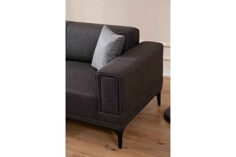 Naoko Sovesofa med chaiselong - Mørkegrå - Møbler - Sofaer - Sovesofaer