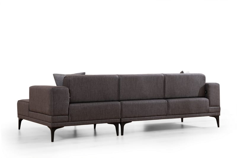 Naoko Sovesofa med chaiselong - Mørkegrå - Møbler - Sofaer - Sovesofaer