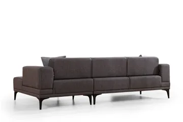 Naoko Sovesofa med chaiselong - Mørkegrå - Møbler - Sofaer - Sovesofaer