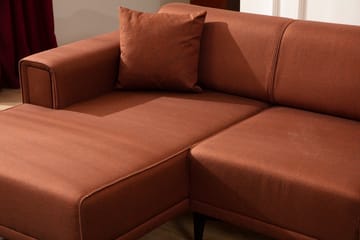 Naoko Sovesofa med chaiselong - Rød - Møbler - Sofaer - Sovesofaer