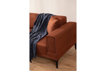 Naoko Sovesofa med chaiselong - Rød - Møbler - Sofaer - Sovesofaer