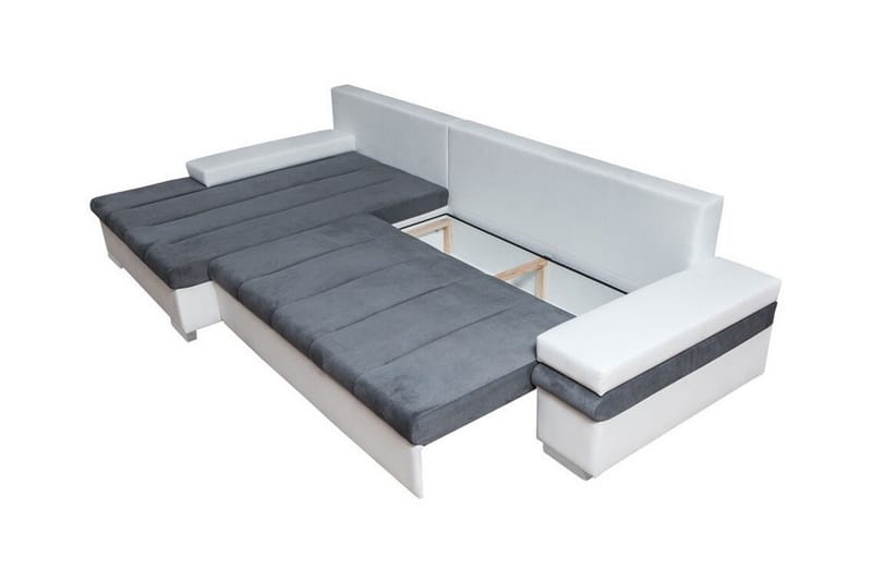 Naoma 3-sits Hörnbäddsoffa Beige - Møbler - Sofaer - Sovesofaer