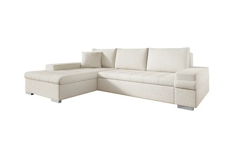 Naoma 3-sits Hörnbäddsoffa NO_BRAND Acacia||White, undefined