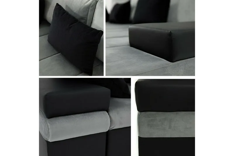 Naoma 3-sits Hörnbäddsoffa NO_BRAND Beige - Møbler - Sofaer - Sovesofaer