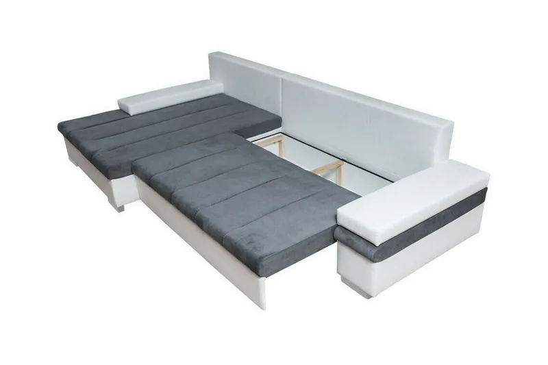 Naoma 3-sits Hörnbäddsoffa NO_BRAND beige - Møbler - Sofaer - Sovesofaer