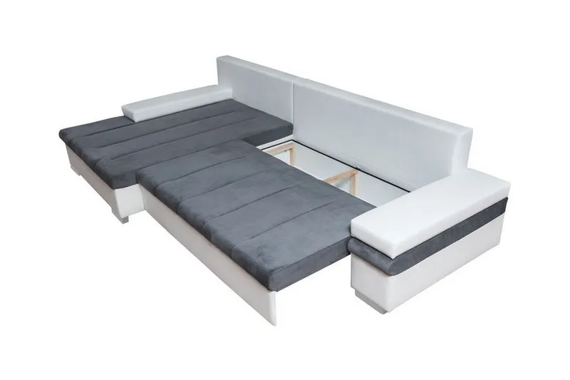 Naoma 3-sits Hörnbäddsoffa NO_BRAND Beige - Møbler - Sofaer - Sovesofaer