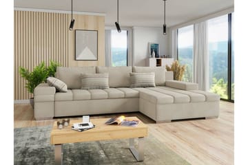 Naoma 3-personers hjørnesovesofa - Møbler - Sofaer - Sovesofaer