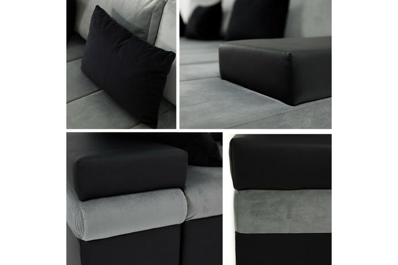Naoma 3-personers Hjørnesovesofa - Beige - Møbler - Sofaer - Sovesofaer