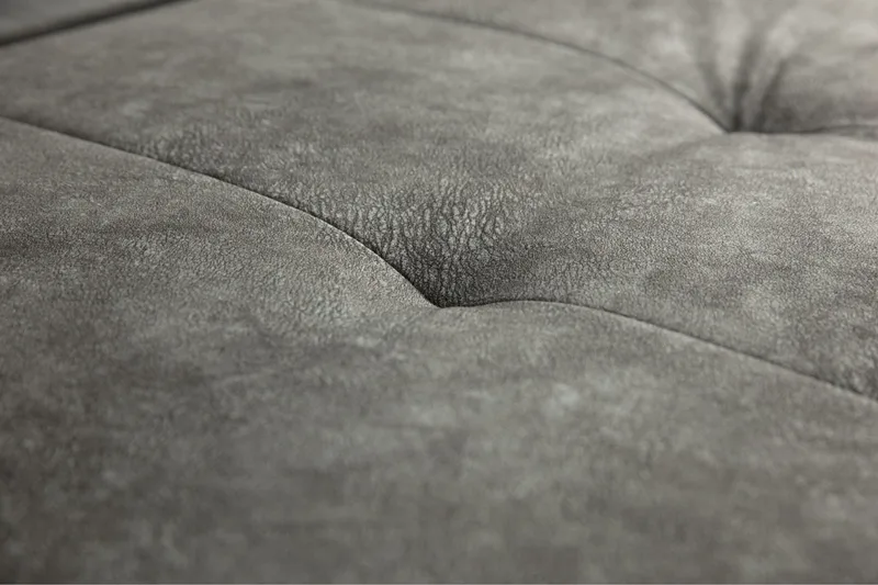 Naoma Hjørnesovesofa Universal 135x216 cm med Opbevaring i Fløjl - Rosa|Grå - Møbler - Sofaer - Sovesofaer