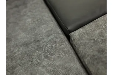 Naoma Sovesofa Med 3-Personers Divan - Sort/Brun - Møbler - Sofaer - Sovesofaer