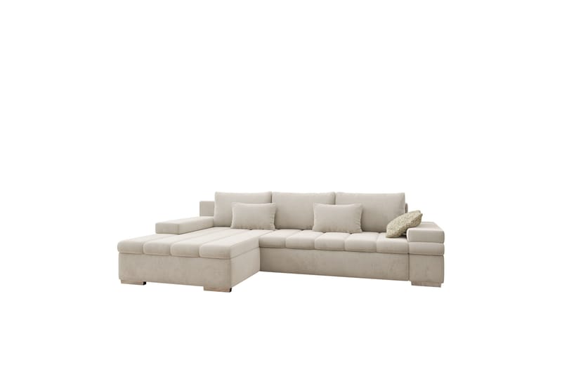 Naoma Sovesofa med Divan 4-sits, Beige