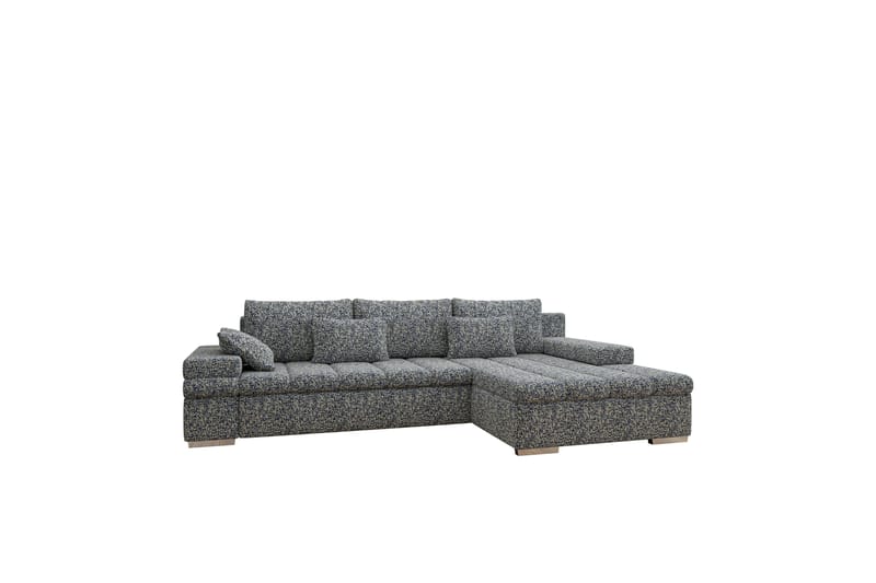 Naoma Sovesofa med Divan 4-sits - Marineblå - Møbler - Sofaer - Sovesofaer