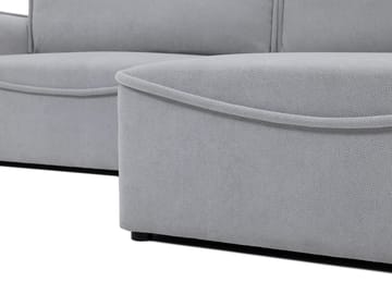 Navrel 3-personers Sovesofa med Chaiselong og Opbevaring - Oliven - Møbler - Sofaer - Sovesofaer