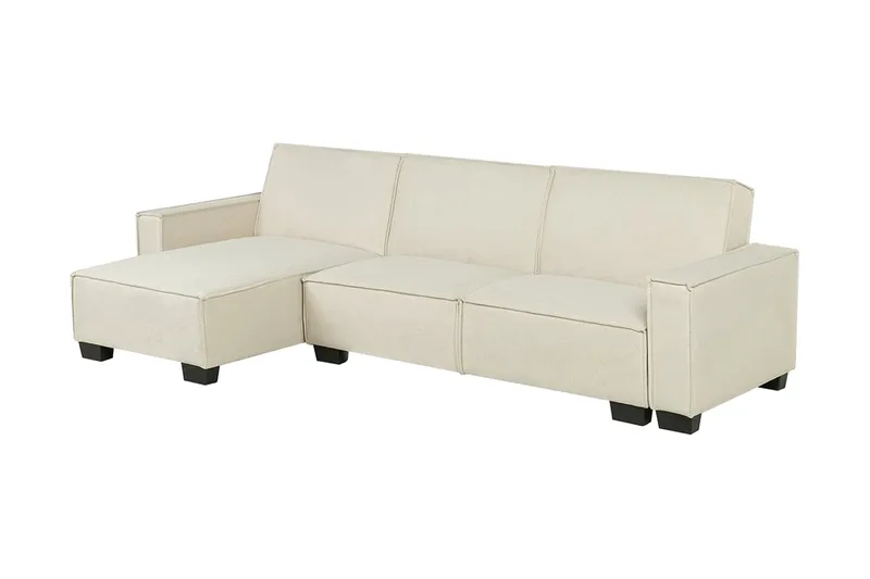 Neck nead Hjørnesovesofa højre, Beige