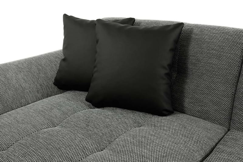 Niesha U-Sovesofa - Grå/Hvid/Rød - Møbler - Sofaer - Sovesofaer