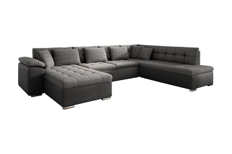 Niko U-sovesofa 350x205x76 cm - Sovesofaer - Sovesofa chaiselong - Lædersofaer