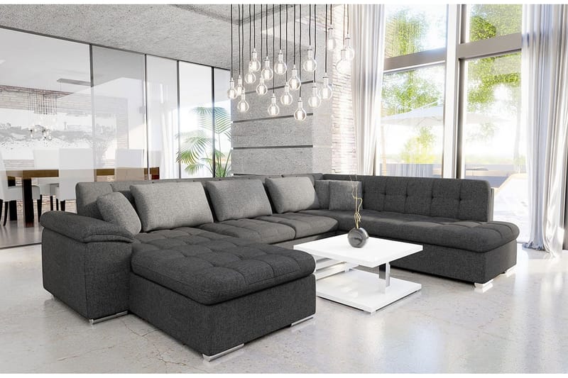 Niko U-sovesofa 350x205x76 cm - Sovesofaer - Sovesofa chaiselong