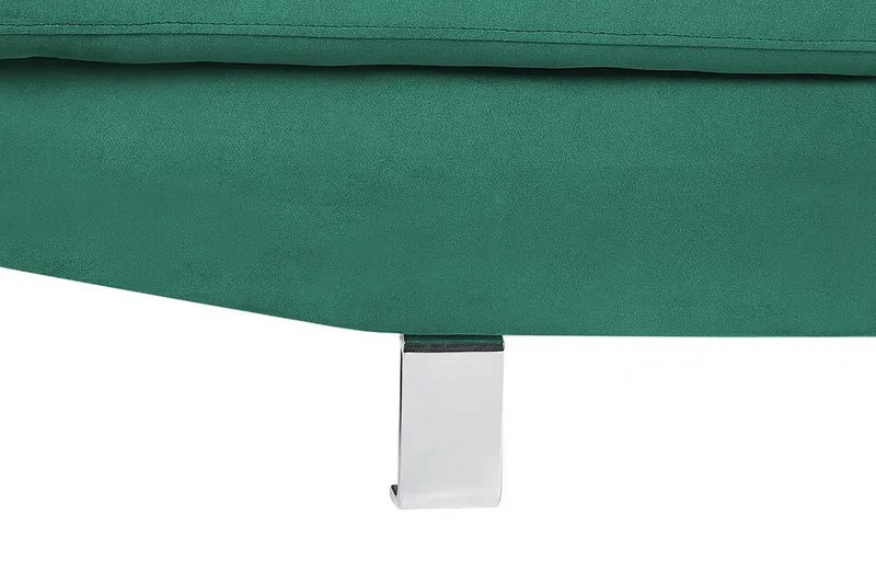 Norreia 5-Pers. Hjørnesovesofa Venstre - Velour/Grøn - Møbler - Sofaer - Sovesofaer